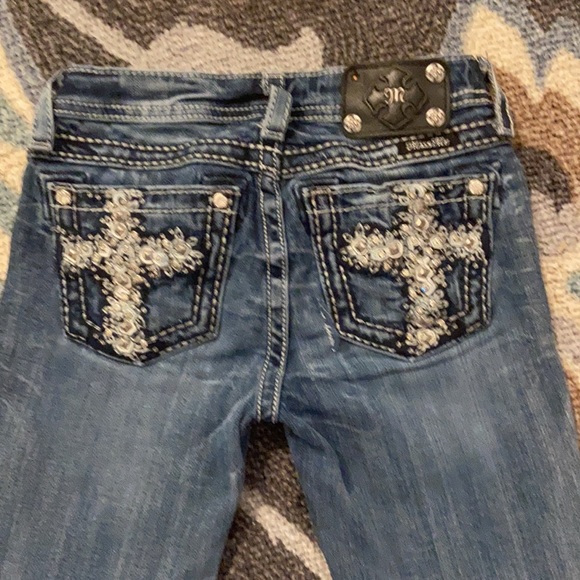 MISS ME JEANS BOOT CUT SIZE 12 - Picture 5 of 6
